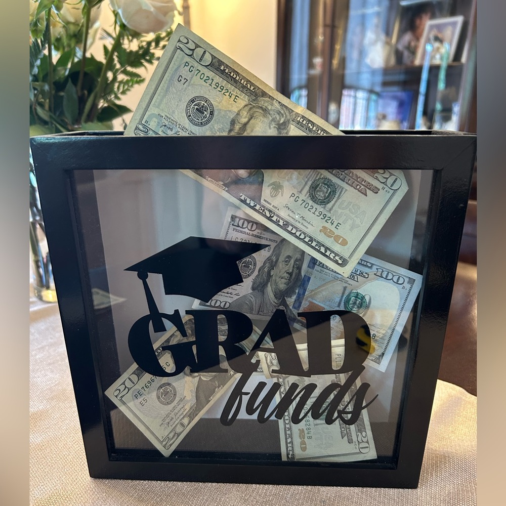 SPR!TZ Shadow Box “Grad Funds” Bank EUC